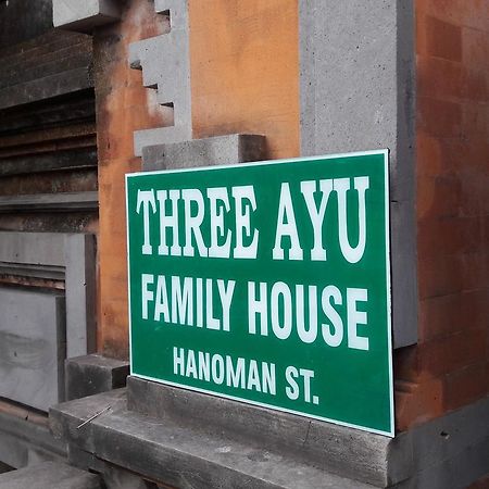 Bed and Breakfast Three Ayu Family House Ubud Exterior foto
